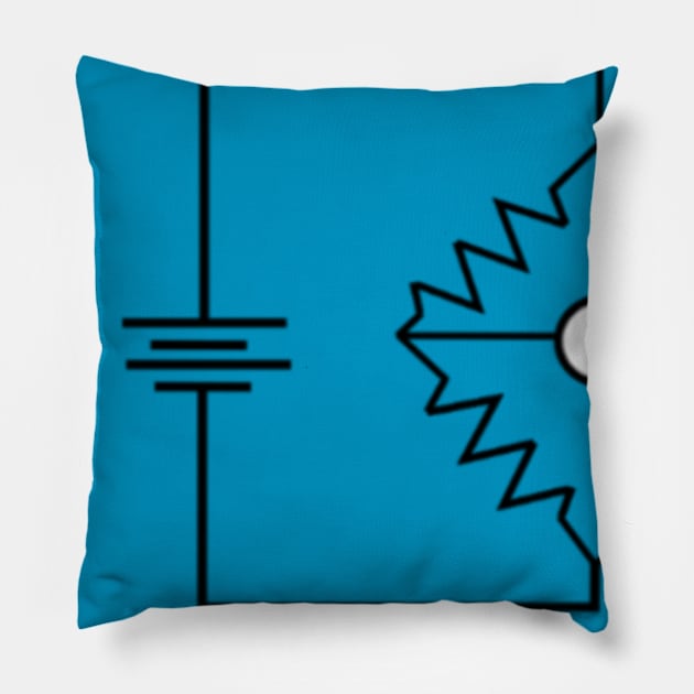 Strain Gauge Bridge Pillow by Phystonelife