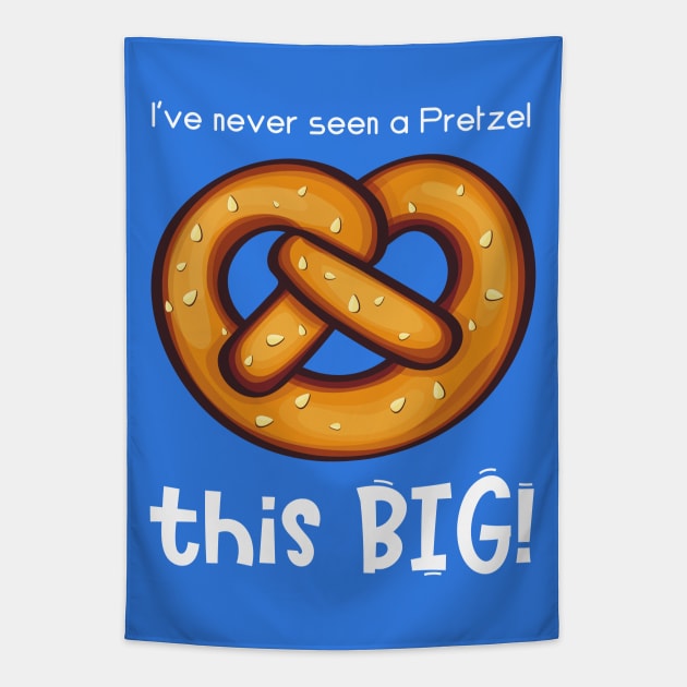 I've Never Seen a Pretzel this BIG! (CXG Inspired) [dark] Tapestry by Ukulily