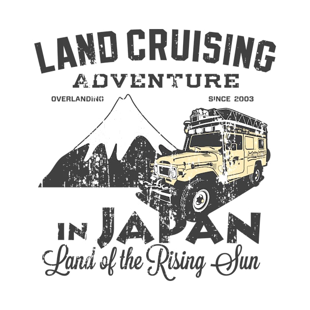 Landcruising Adventure in Japan - Straight font edition by landcruising