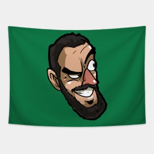 TimeBombTom Big Head Tapestry