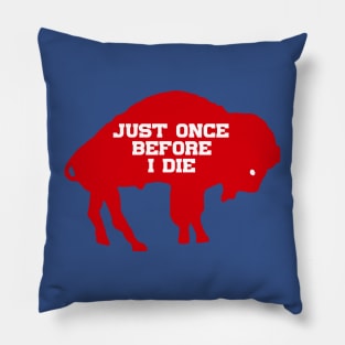Buffalo hope Pillow