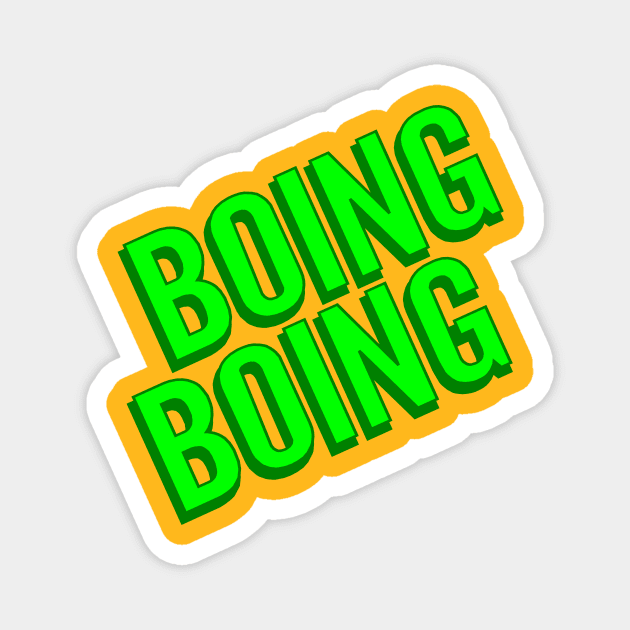 Boing Boing #2 Magnet by westbromwichapparel