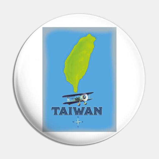 Taiwan vintage map Pin by nickemporium1