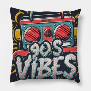 90s vibes Pillow