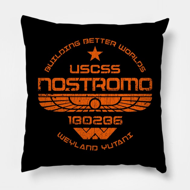 USCSS Nostromo ✅ Pillow by Sachpica