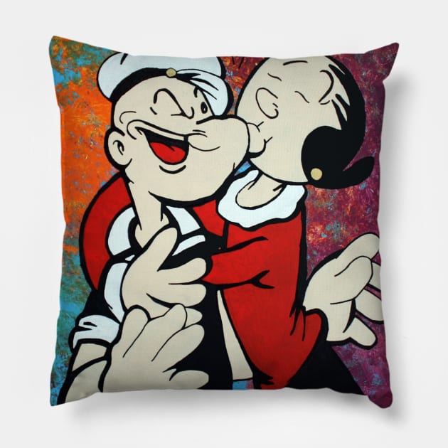 Amore Pillow by Mendi Art