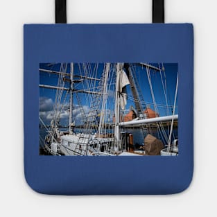 Tall Ship on the River Blyth (2) Tote