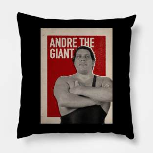 Andre The Giant Vintage Pillow