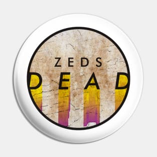 Zeds Dead - VINTAGE YELLOW CIRCLE Pin