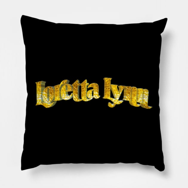 Amazing loretta lynn Pillow by Pahala.kita