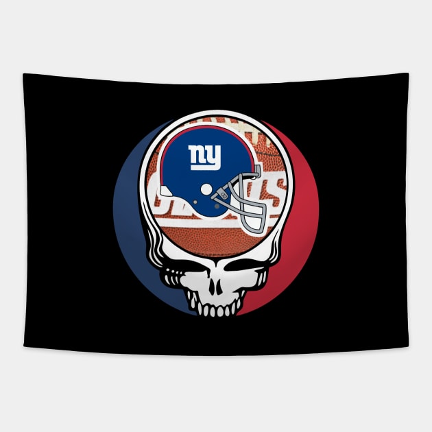 New York Giants Football Tapestry by Happy Asmara