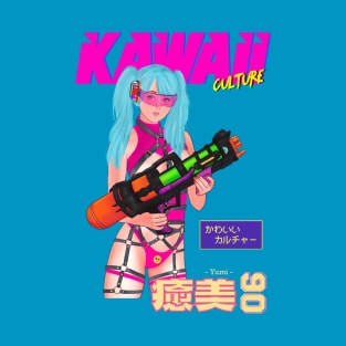 KAWAII CULTURE - YUMI - dreamy, water-filled adventure kawaii girl that will surely make you wet T-Shirt