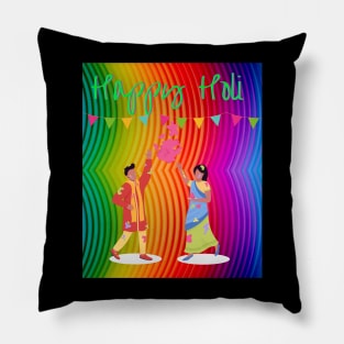 Happy Holi Pillow