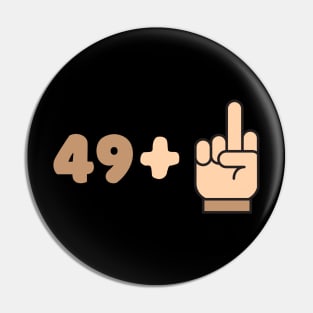 funny 50th birthday Pin