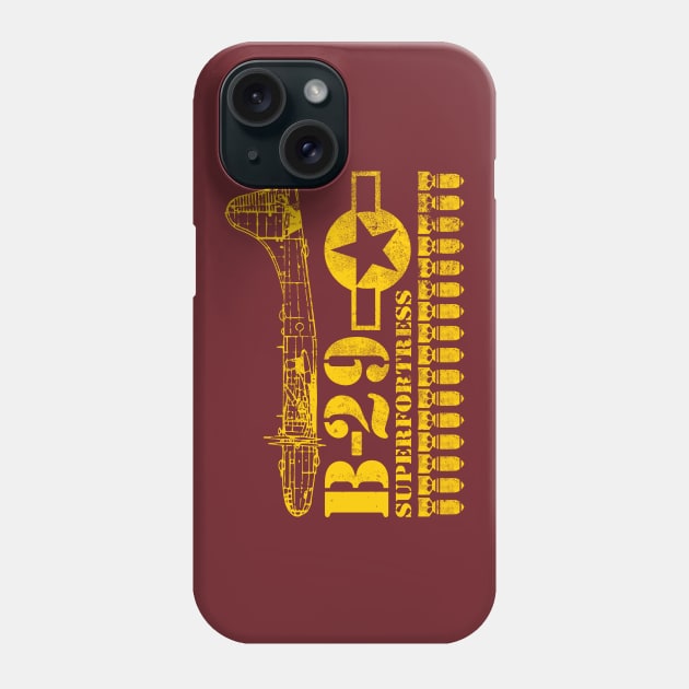 B-29 Superfortress (distressed) Phone Case by TCP