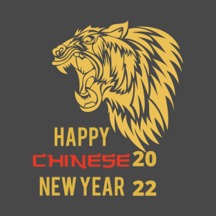 Happy Chinese New Year 2022 Year of The Tiger Zodiac Tiger T-Shirt