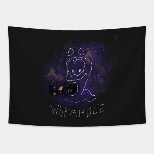 Worm hole - Black Hole - Worms Video Game Tapestry
