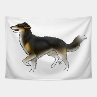 Dog - Silken Windhound - Black and Tan Tapestry