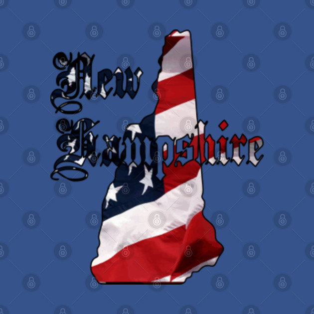 Disover USA Flag - State of New Hampshire - Usa Flag State Of New Hampshire - T-Shirt