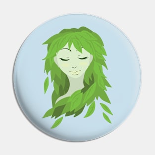 Mother Earth (Asleep) Pin