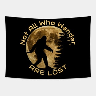 Wanderlust Bigfoot Silhouette Tapestry