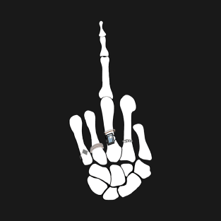 Skeleton flicking off with rings Renee Rapp  - Spotify cover - Everything to Everyone T-Shirt