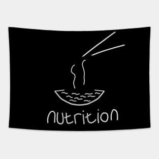 Nutrition Food Hand Drawing Tapestry