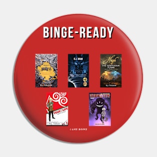 Binge Ready: Books! Feat. RJ Tolson Pin