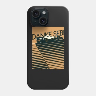 Danke Seb: Sebastian Vettel F1 Tribute (White) Phone Case