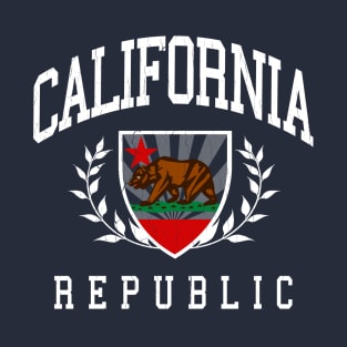 California Republic (vintage distressed look) T-Shirt