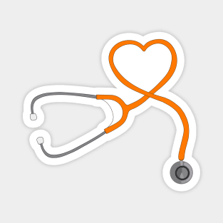 Stethoscope Heart Magnet