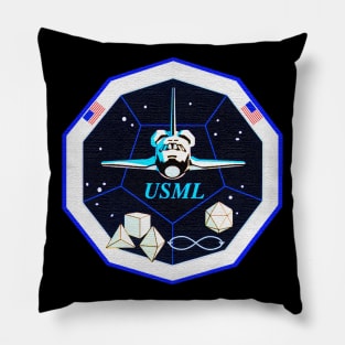 Black Panther Art - NASA Space Badge 48 Pillow