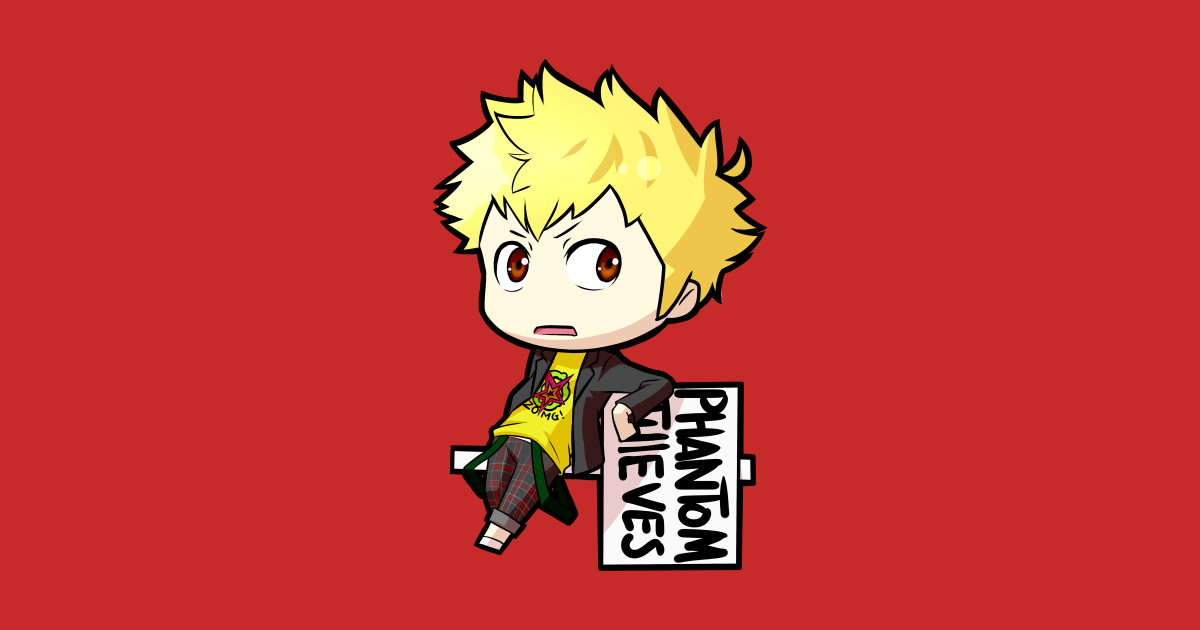 Chibi Ryuji Sakamoto - Persona 5 - Persona 5 - T-Shirt | TeePublic