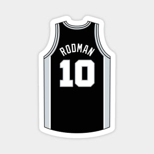 Dennis Rodman San Antonio Jersey Qiangy Magnet