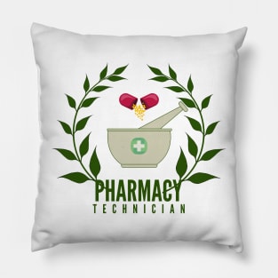 Pharmacy technician symbols Pillow