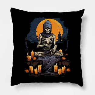 Spooky Mummy Tee Undead Halloween Fashion Gift Pillow