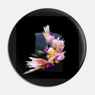 flowers 3d abstract digital painting Pin