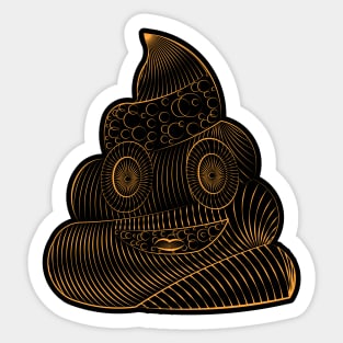 SHIT (POU) Sticker for Sale by husicn87