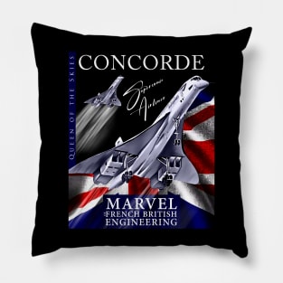 Concorde Supersonic Legendary Aircraft Pillow