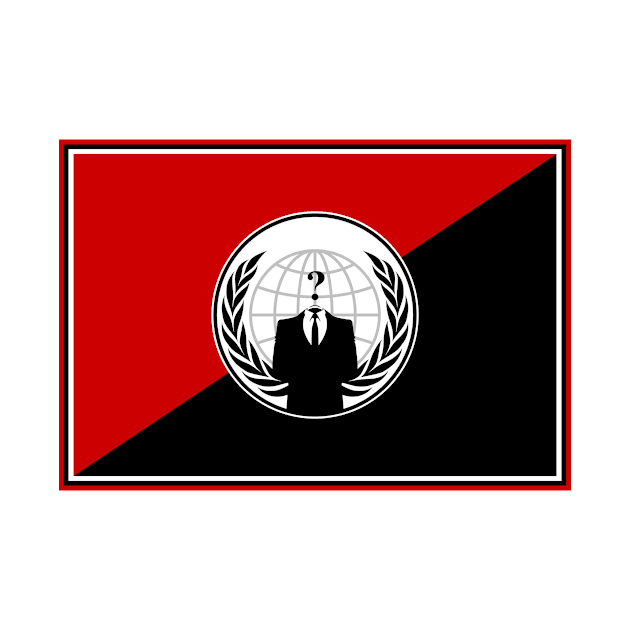 Anonymous (Anarchist Flag) by truthtopower