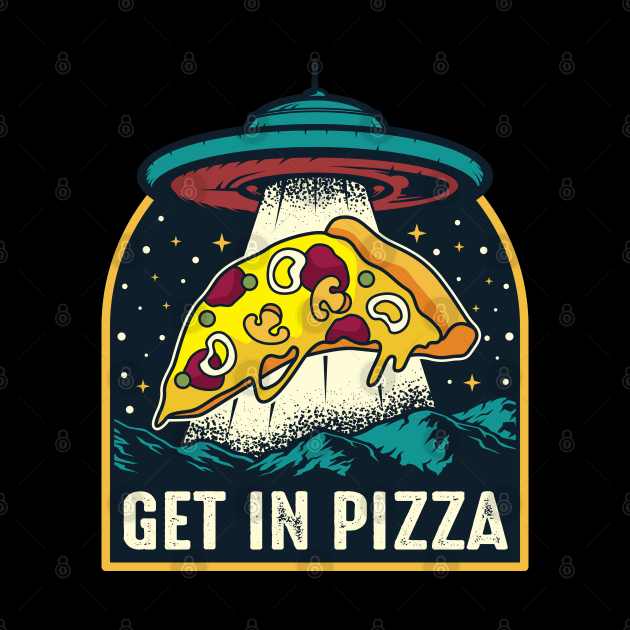 Pizza Abduction by spacedowl