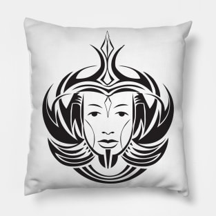 Asian Queen Tattoo Pillow