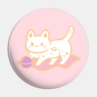 Galaxy cat White ver Pin