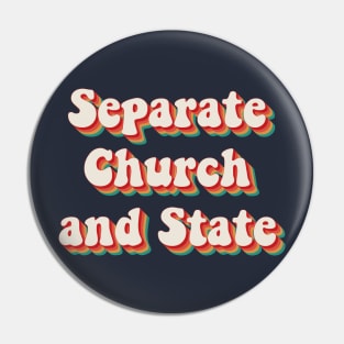 Separate Church and State Pin