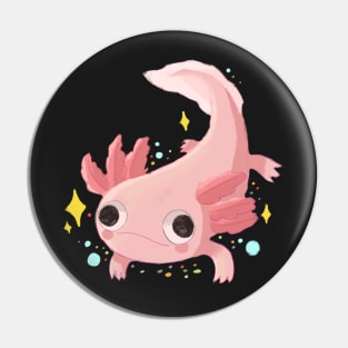 Axolotl illustration Pin