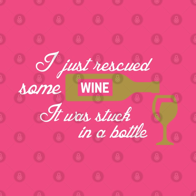 I Just Rescued Some Wine. It Was Stuck In A Bottle by PeppermintClover