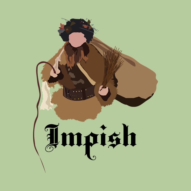 Dwight Schrute Impish Belsnickel Art – The Office (black text) by Design Garden