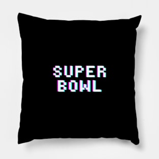 Super Bowl Showdown Typography Tee Pillow