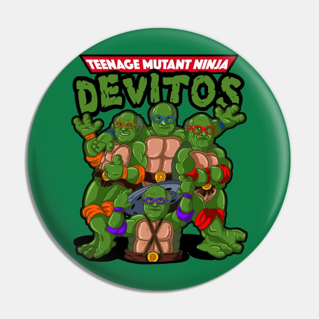 Teenage Mutant Ninja DeVitos Pin by Harley Warren