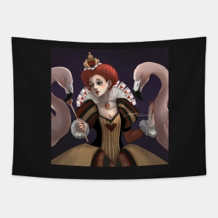 QUEEN OF HEARTS (Happy Halloween DAY 04) Tapestry